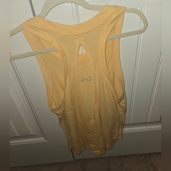 🌟PINK Victoria's Secret Light Yellow Tank Top XS - Picture 2 of 3